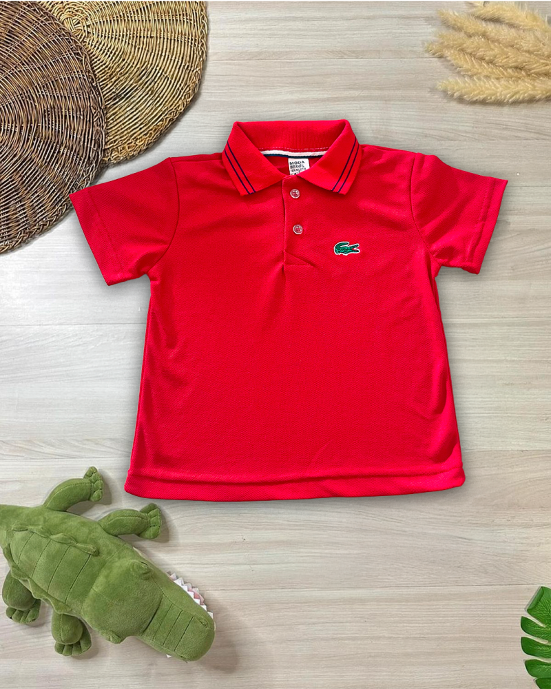 CAMISA GOLA POLO INFANTIL - LACOSTE