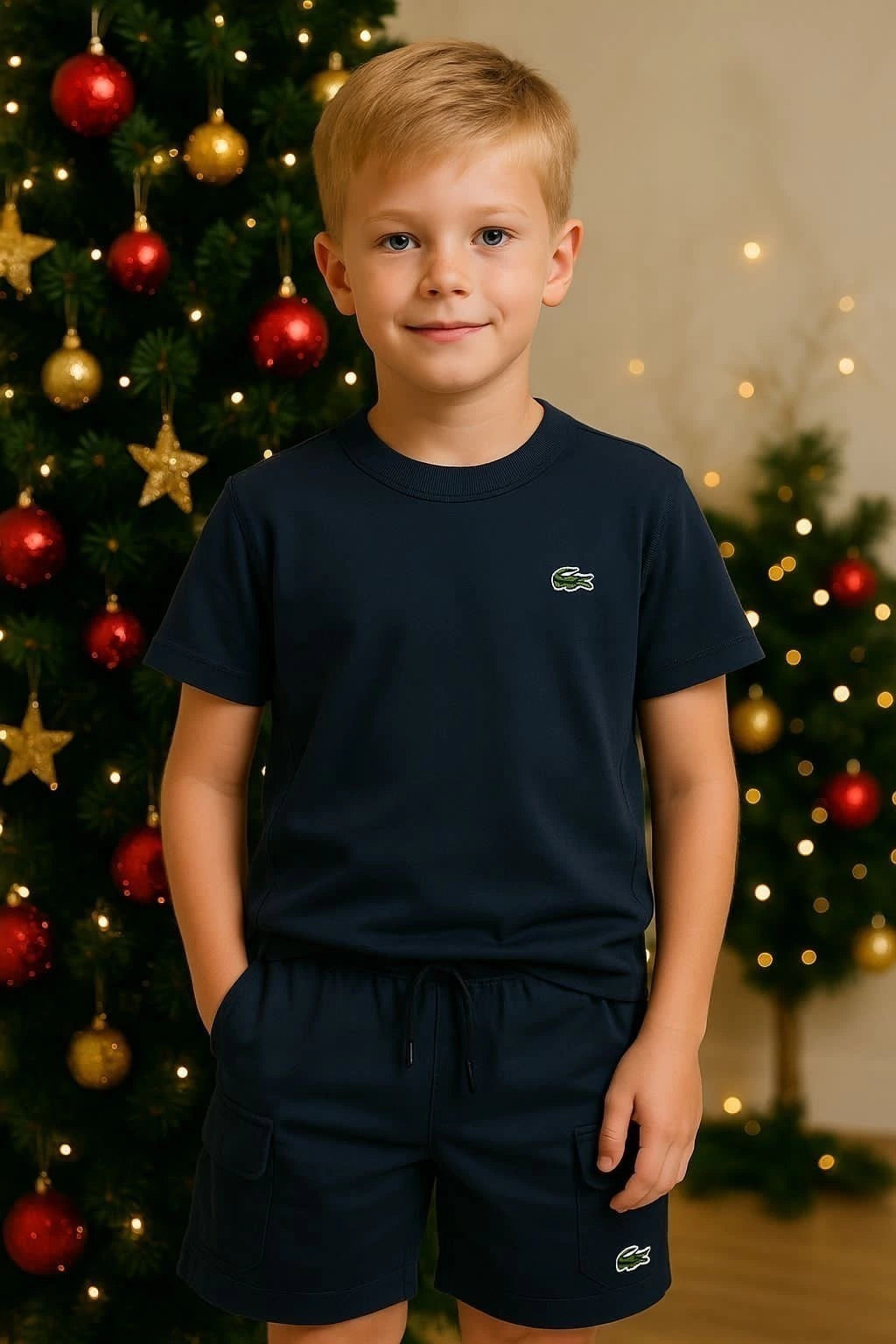 CONJUNTO INFANTIL - LACOSTE